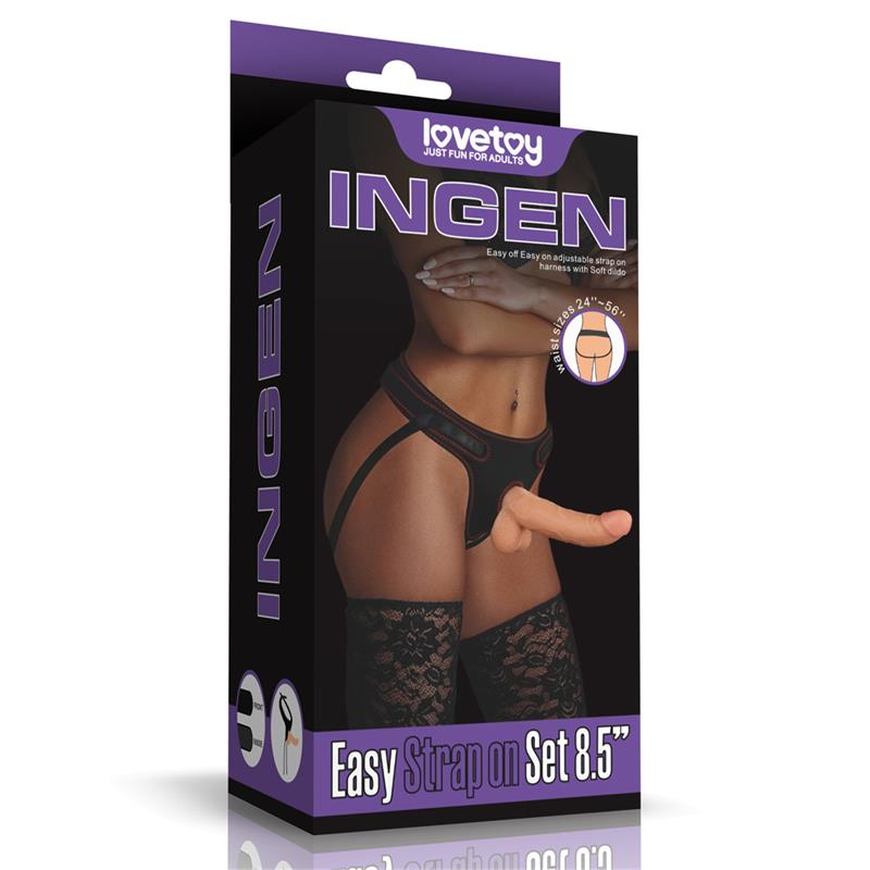 Harness with Dildo Easy Strapon 8.5