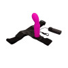 Strap-on with Dildo Purple 15.5 cm