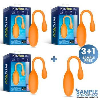 Pack 3 + Tester Logan Vibrating Egg with APP Unibody