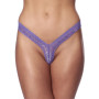 Thong Purple One Size