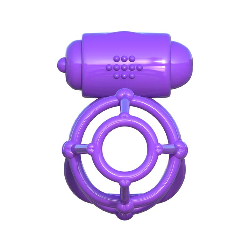 Fantasy C-Ringz Vibrating Climax Cage Purple