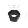 Nust Bolts Cock Ring-Black
