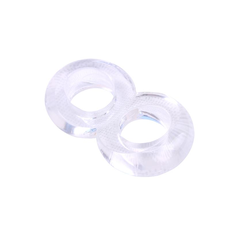 Duo Cock 8 Ball Ring-clear