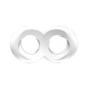 Duo Cock 8 Ball Ring-clear