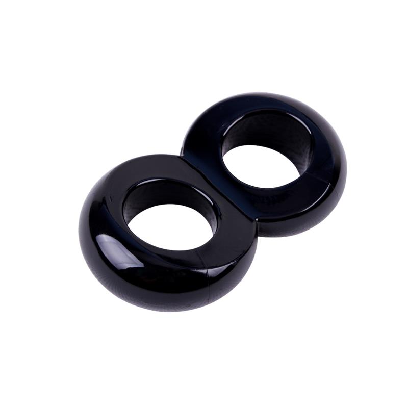 Duo Cock 8 Ball Ring-black