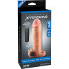 Fantasy X-tensions  Vibrating Real Feel Extension 5,1 cm  - Flesh