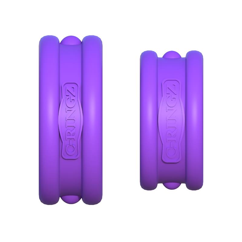 Fantasy C-Ringz Max-Width Silicone Rings Purple