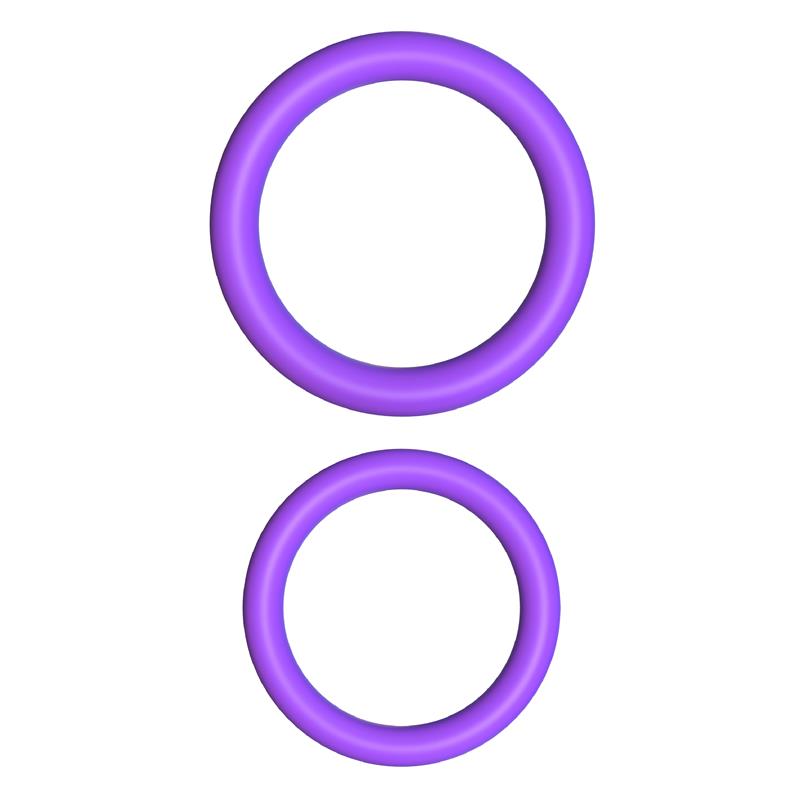 Fantasy C-Ringz Max-Width Silicone Rings Purple