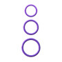 Fantasy C-Ringz Silicone 3-Ring Stamina Set Purple
