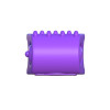 Fantasy C-Ringz Silicone Duo Ring Purple
