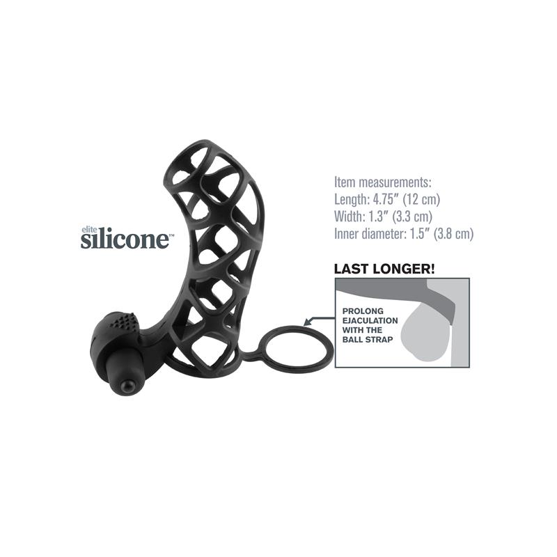 Fantasy X-tensions  Extreme Silicone Power Cage - Black