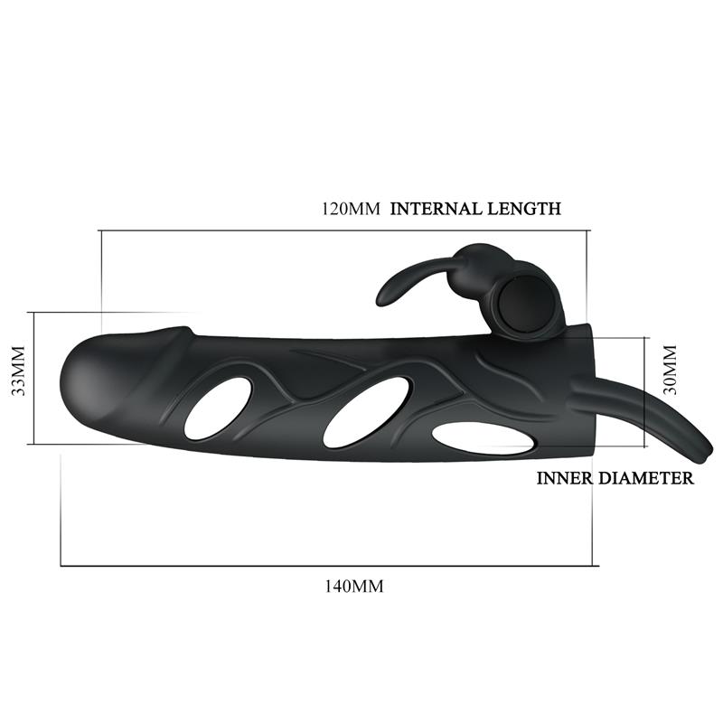 Penis Sleeve with Vibration 5.5
