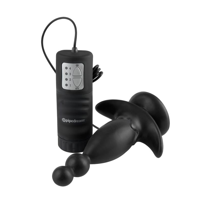 Vibrating Butt Plug Anchor Black