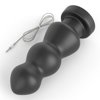 Vibrating Butt Plug King Sized 7.8 Black
