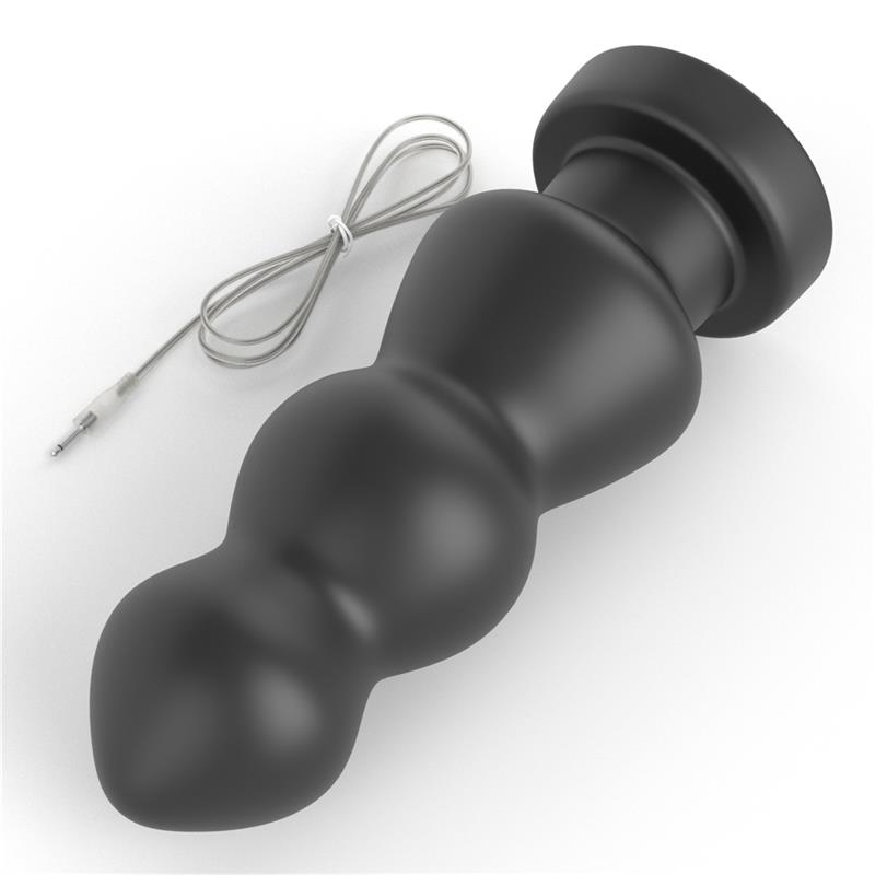 Vibrating Butt Plug King Sized 7.8 Black