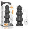 Vibrating Butt Plug King Sized 7.8 Black