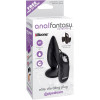 Vibrating Butt Plug with Remote Black