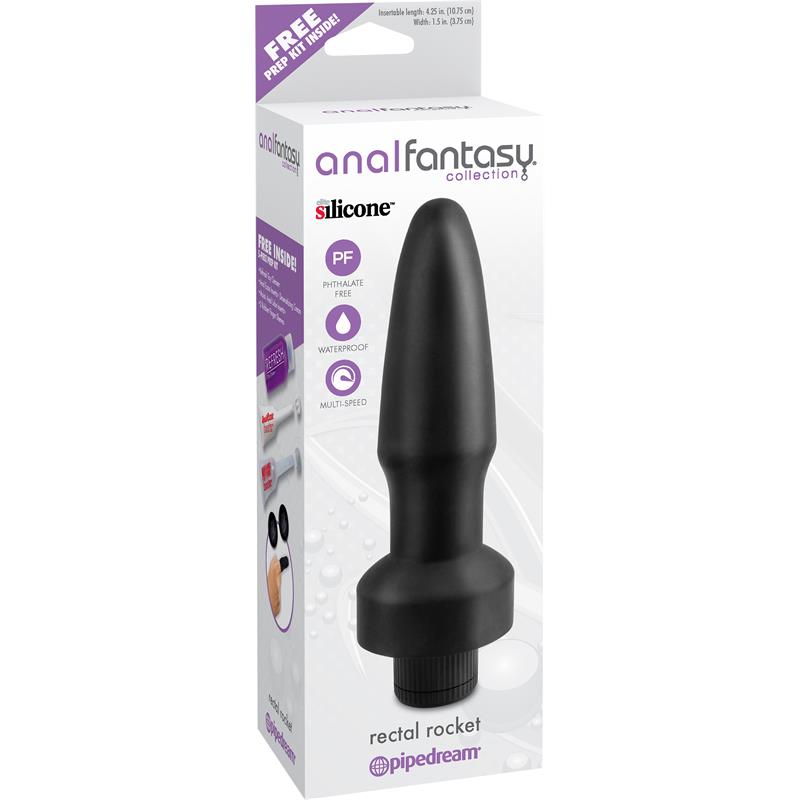Anal Stimulator Rectal Rocket Black