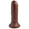 King Cock Realisic Dildo with Movable Foreskin Brown 6