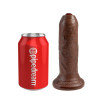 King Cock Realisic Dildo with Movable Foreskin Brown 6