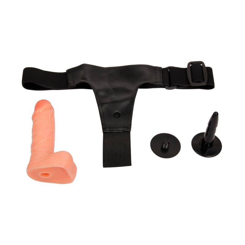 Strap-On with Dildo Realistic Flesh 15 cm