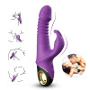 Vibrator with Thrusting and 360? Wiggling  Purple