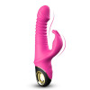 Vibrator with Thrusting and 360? Wiggling Pink