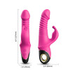 Vibrator with Thrusting and 360? Wiggling Pink