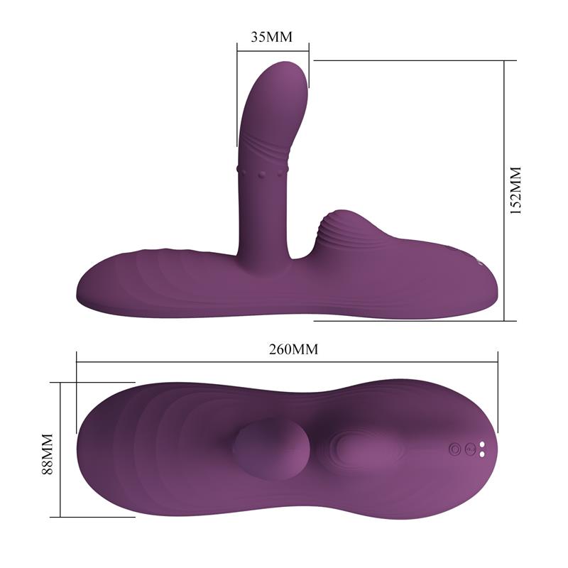 Luka Seat with Vibrator, Finger, Heat Effect and Rotating Beads