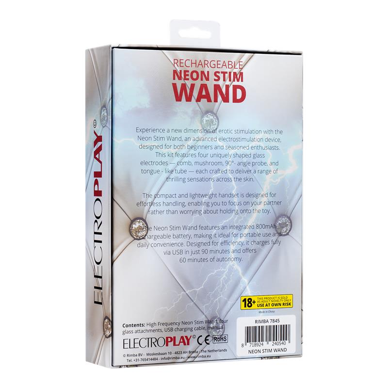 Wand Neon Stim with 4 Glass Electrodes