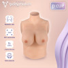 Booskin Realistic Breast Form D Cup Liquid Silicone