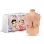 Booskin Realistic Breast Form D Cup Liquid Silicone