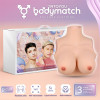 Boodie Realistic Breast Form D Cup Liquid Silicone