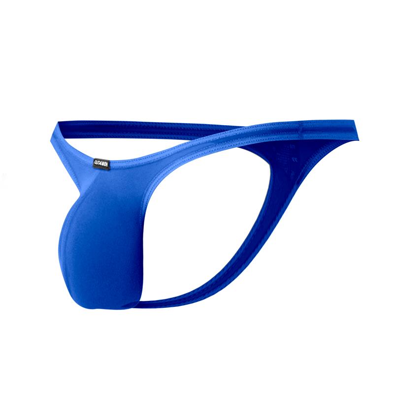 C4MSPXBUL04 Thong Bulge Plus Mesh Electric Blue