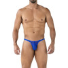C4MSPX06 Brazilian Thong Mesh Electric Blue
