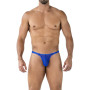 C4MSPX06 Brazilian Thong Mesh Electric Blue