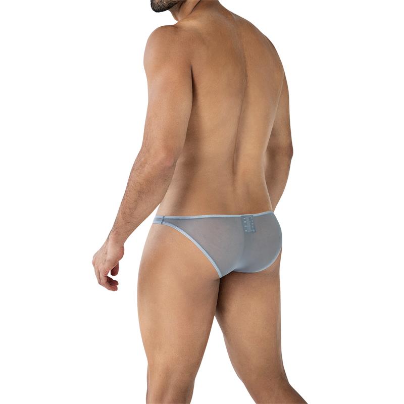 C4MSPXBUL01 Low Rise Bulge Brief Mesh Grey