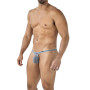 C4MSPXBUL03 Micro Thong Bulge Mesh Grey