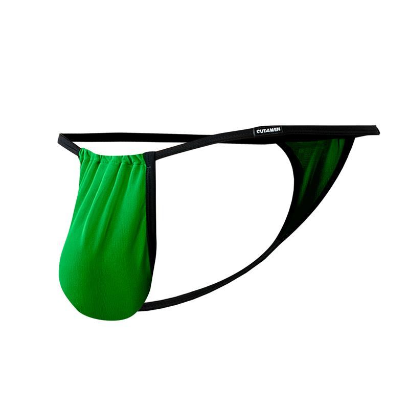 C4MSPX04 Fluo Pouch V-String Green