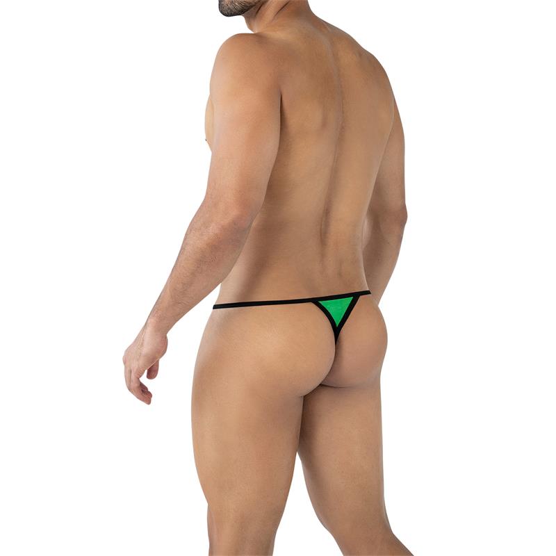 C4MSPX04 Fluo Pouch V-String Green