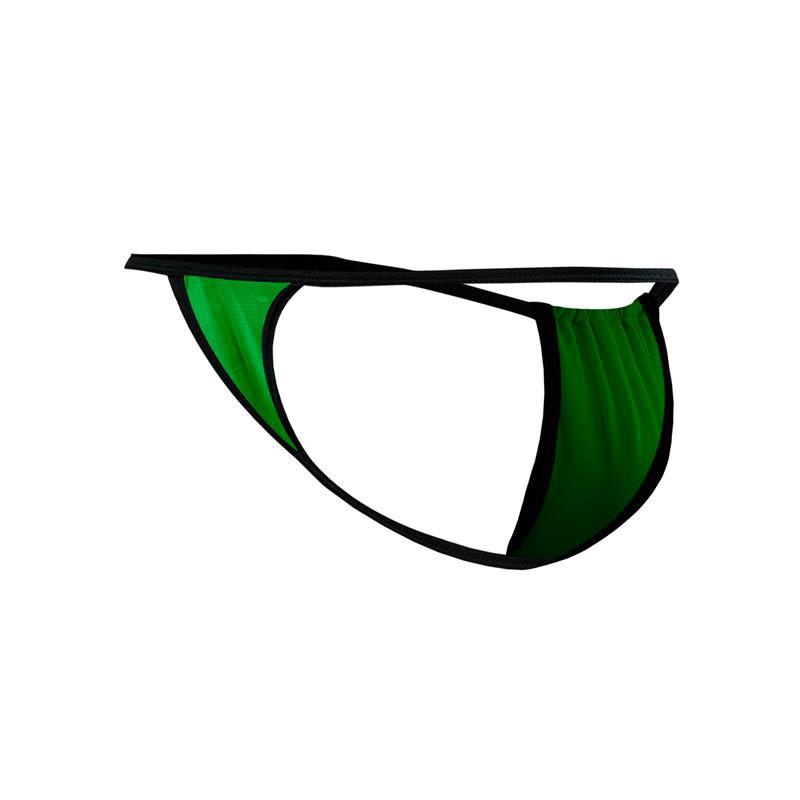 C4MSPX04 Fluo Pouch V-String Green