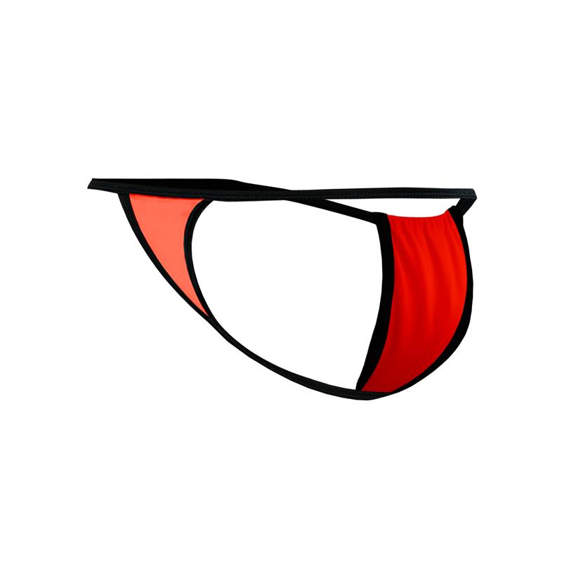 C4MSPX04 Fluo Pouch V-String Tangerine