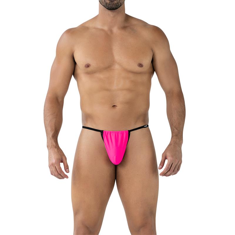 C4MSPX04 Fluo Pouch V-String Hot Pink