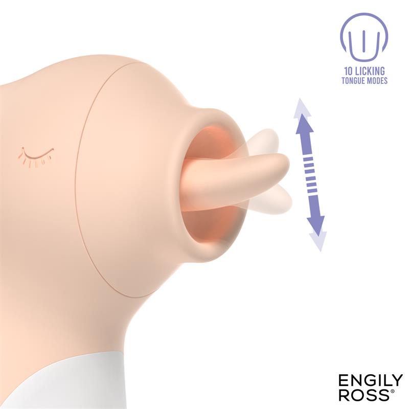 Carotty Massager with Vibration and Licking Tongue