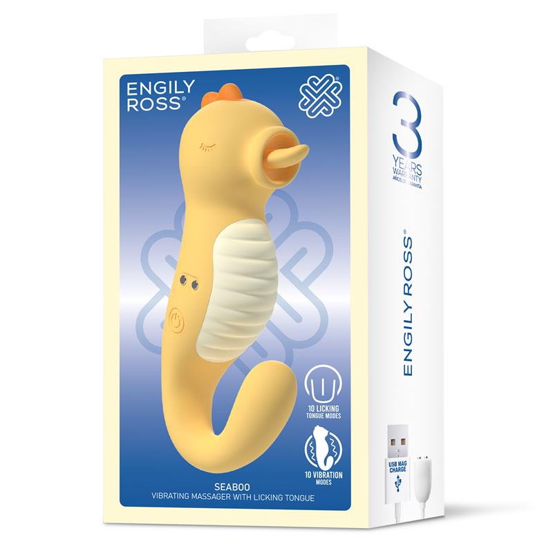 Seaboo Massager with Vibration and Licking Tongue