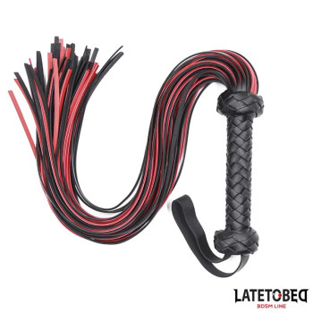 Red Black  Flogger 65 cm