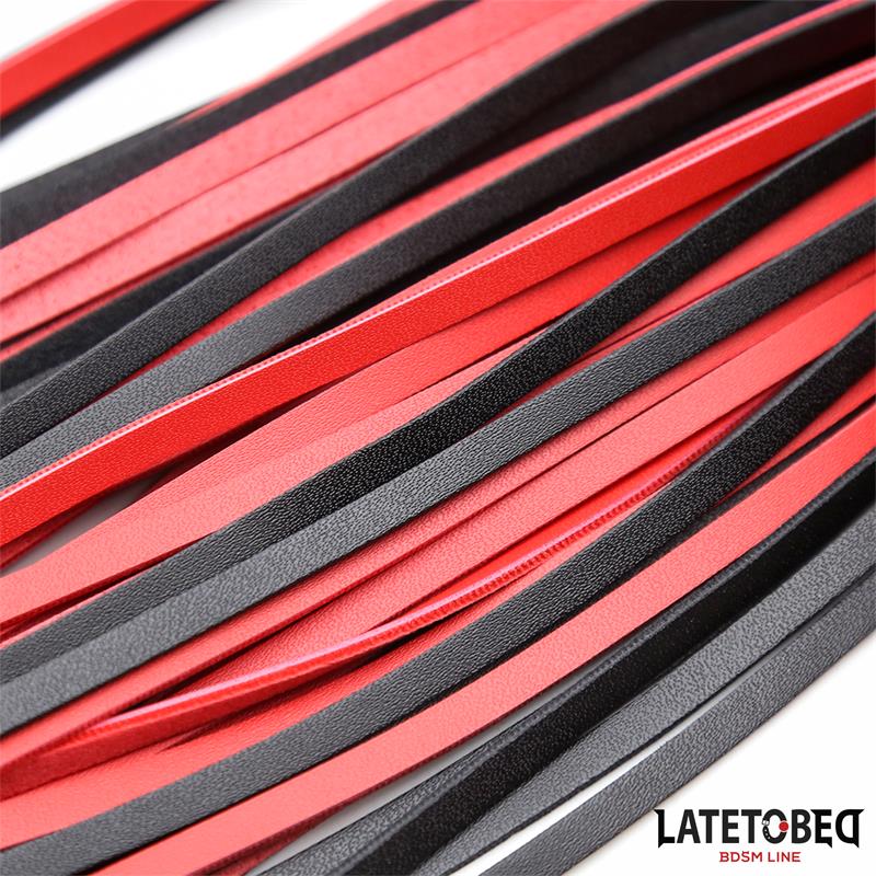 Red Black  Flogger 65 cm