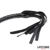 Braided Whip Black 116cm