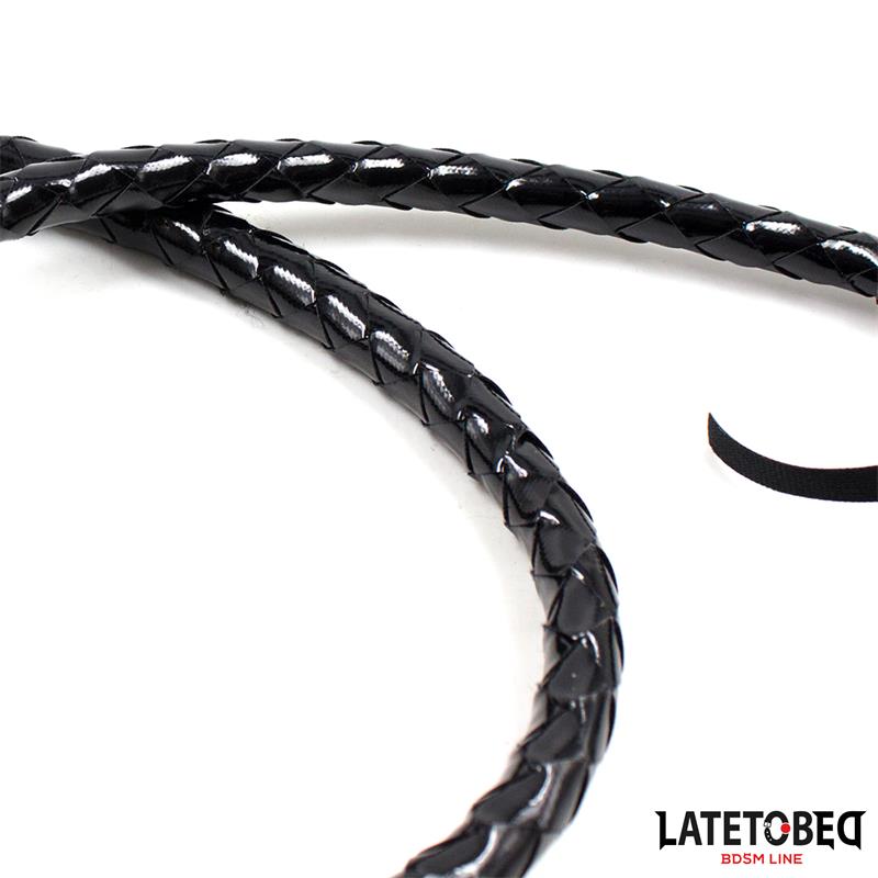 Shiny Black Long Whip 138cm