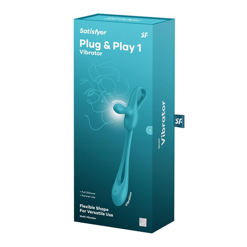 Plug & Play 1 Anal Vibrator Flexible Blue